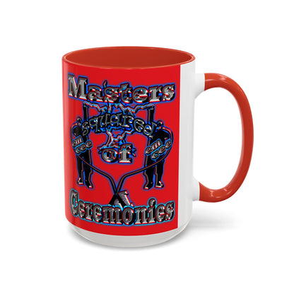 em cee squared - Accent Mug (red)