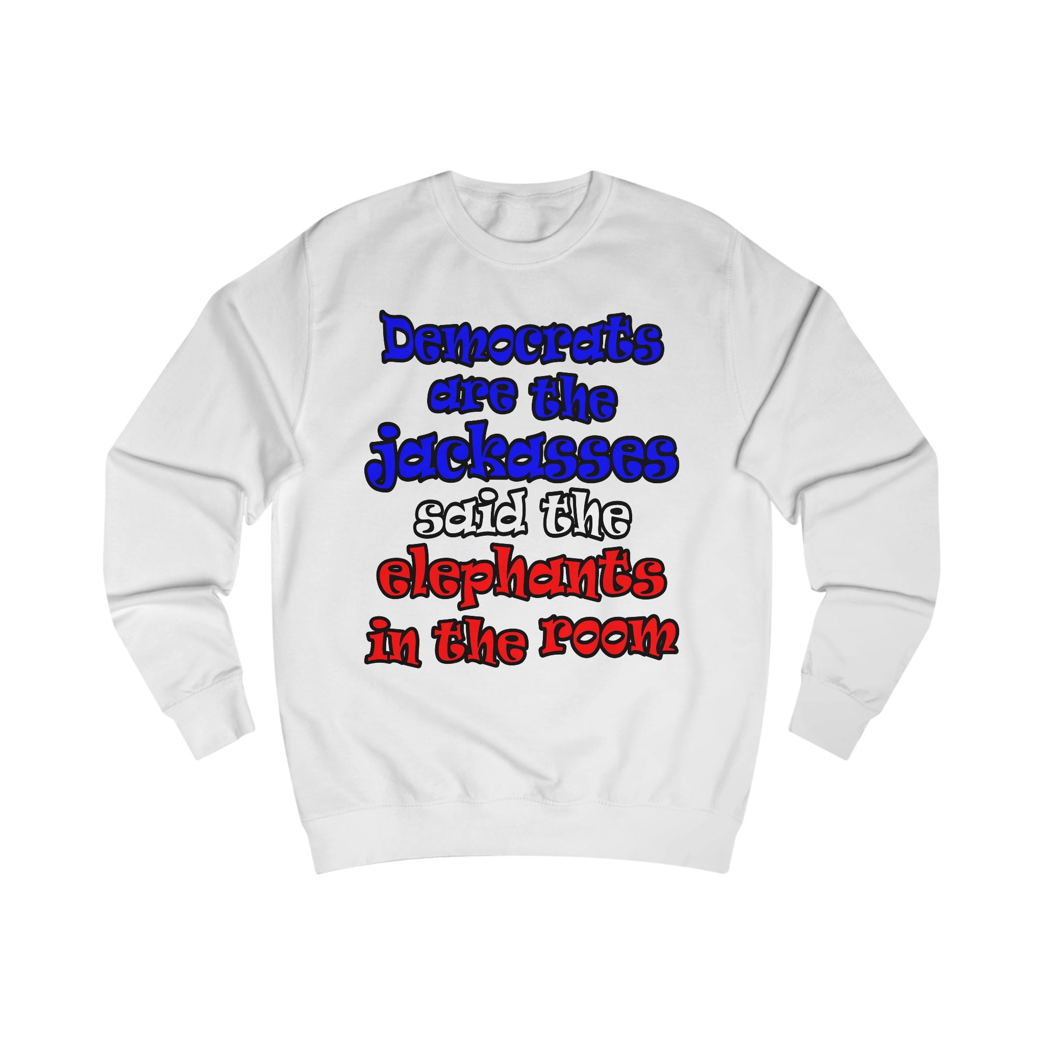 donkeys and elephants - Men's Sweatshirt