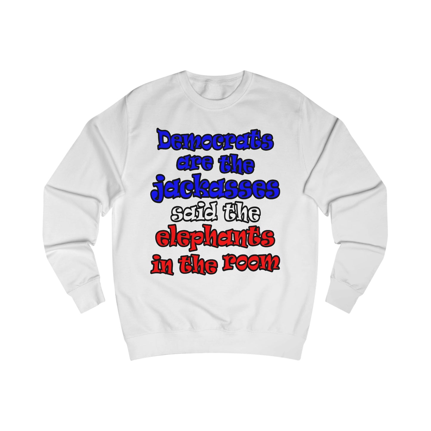 donkeys and elephants - Men's Sweatshirt