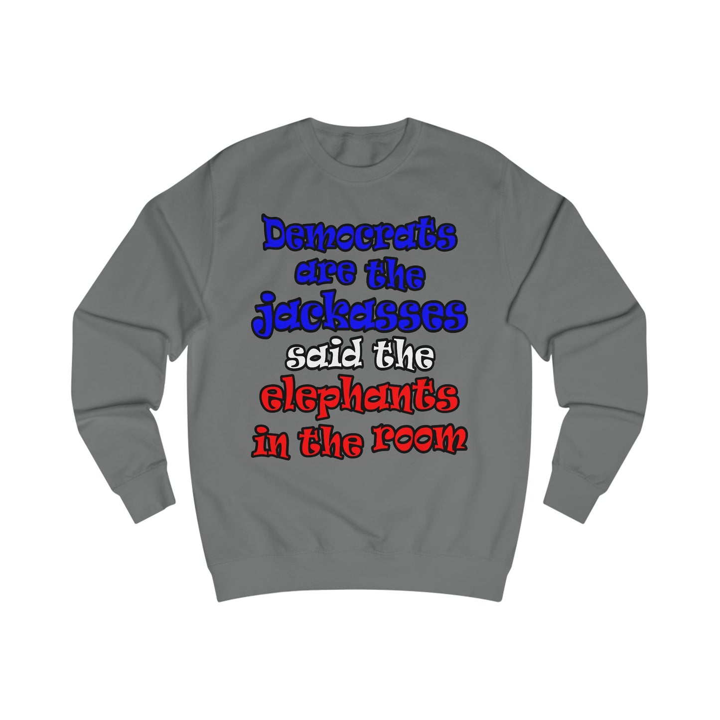 donkeys and elephants - Men's Sweatshirt