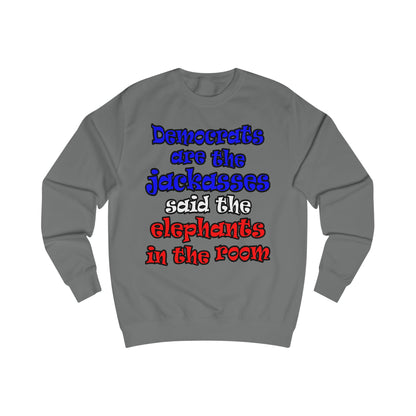 donkeys and elephants - Men's Sweatshirt