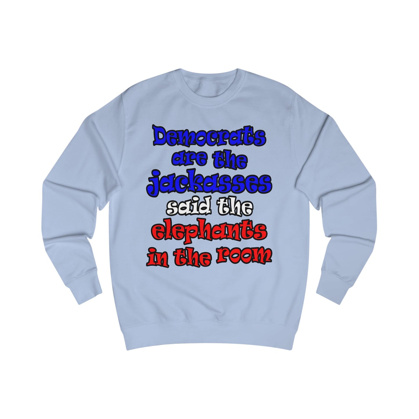 donkeys and elephants - Men's Sweatshirt