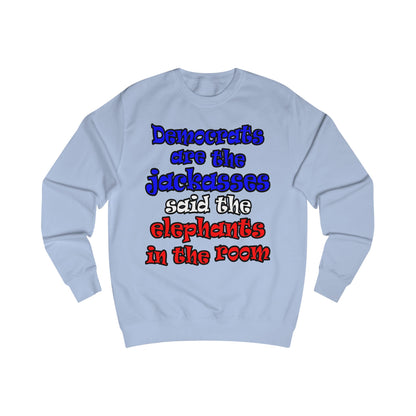 donkeys and elephants - Men's Sweatshirt