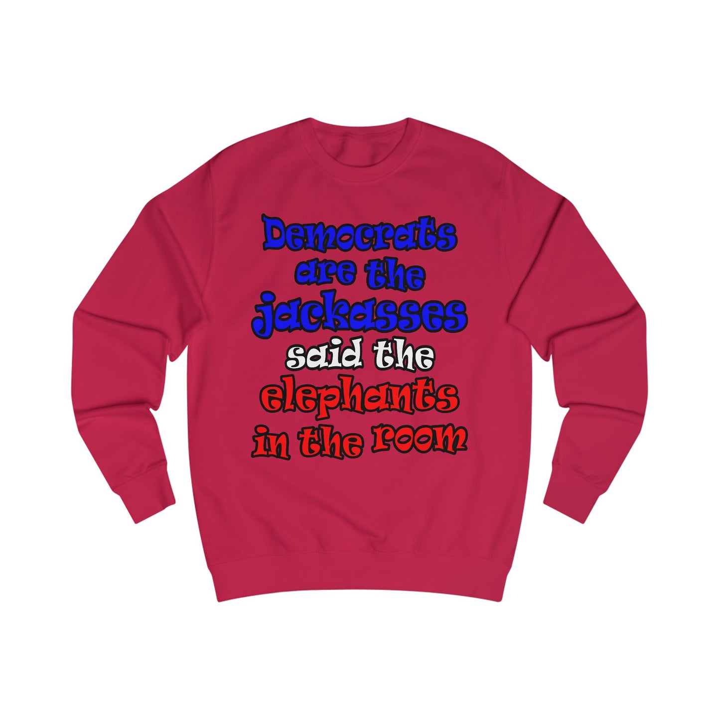 donkeys and elephants - Men's Sweatshirt
