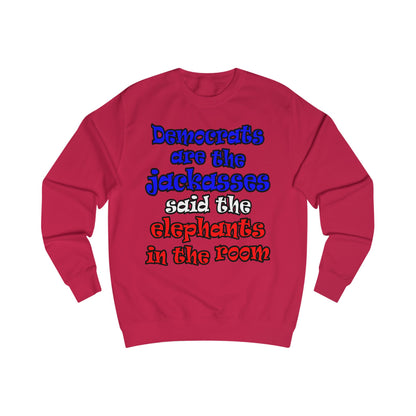 donkeys and elephants - Men's Sweatshirt