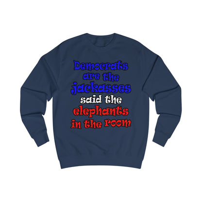 donkeys and elephants - Men's Sweatshirt