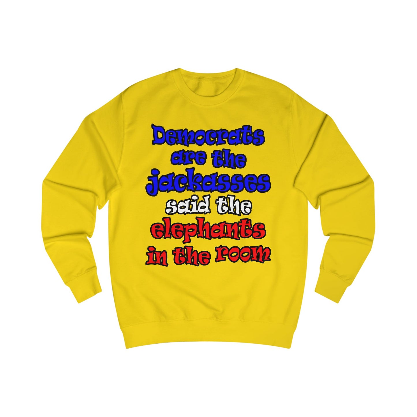 donkeys and elephants - Men's Sweatshirt