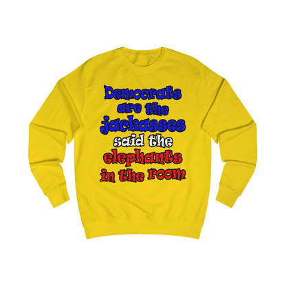 donkeys and elephants - Men's Sweatshirt