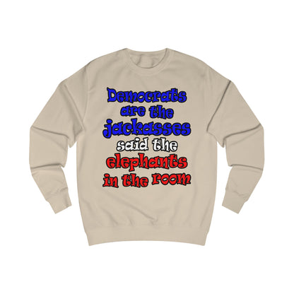 donkeys and elephants - Men's Sweatshirt