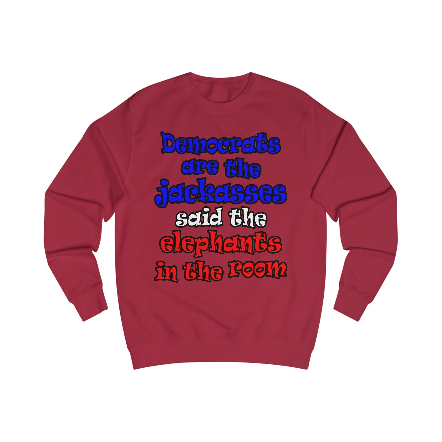 donkeys and elephants - Men's Sweatshirt
