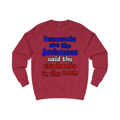 donkeys and elephants - Men's Sweatshirt