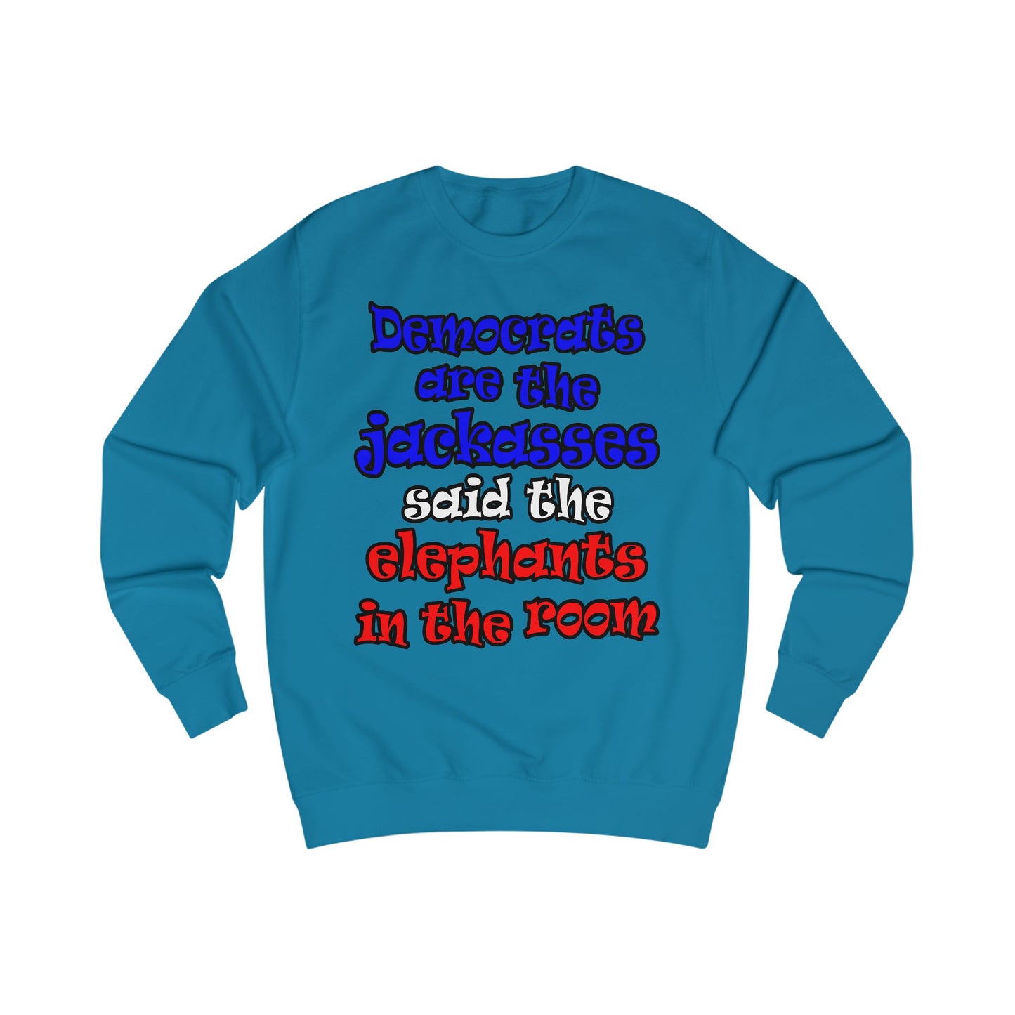 donkeys and elephants - Men's Sweatshirt