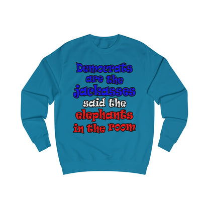 donkeys and elephants - Men's Sweatshirt