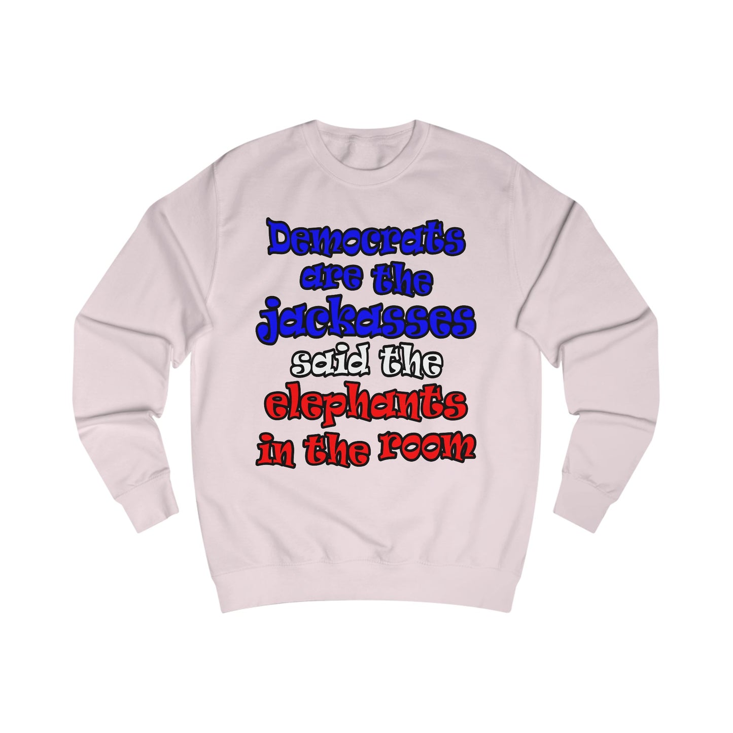 donkeys and elephants - Men's Sweatshirt