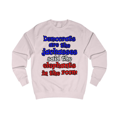 donkeys and elephants - Men's Sweatshirt