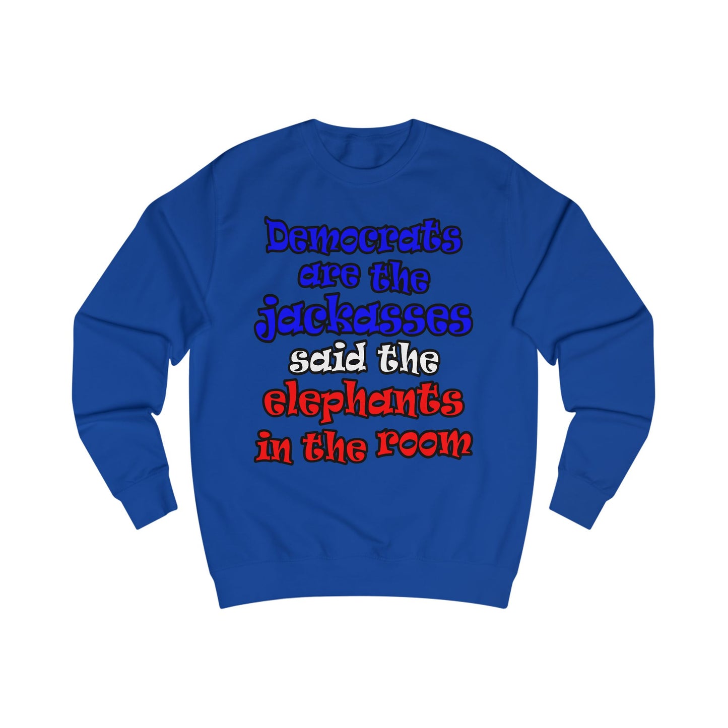 donkeys and elephants - Men's Sweatshirt
