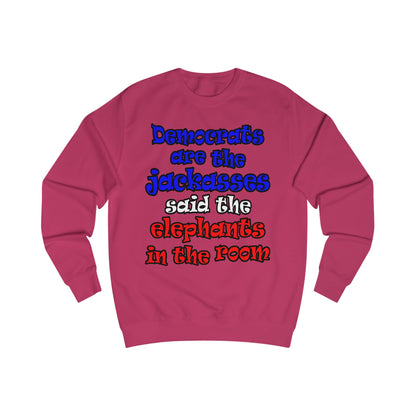donkeys and elephants - Men's Sweatshirt
