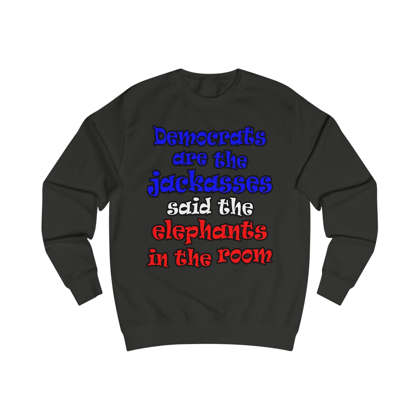 donkeys and elephants - Men's Sweatshirt