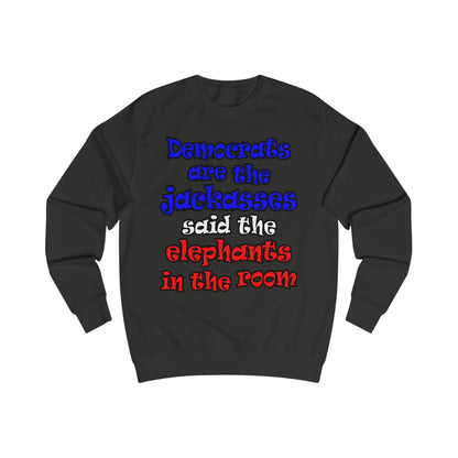 donkeys and elephants - Men's Sweatshirt