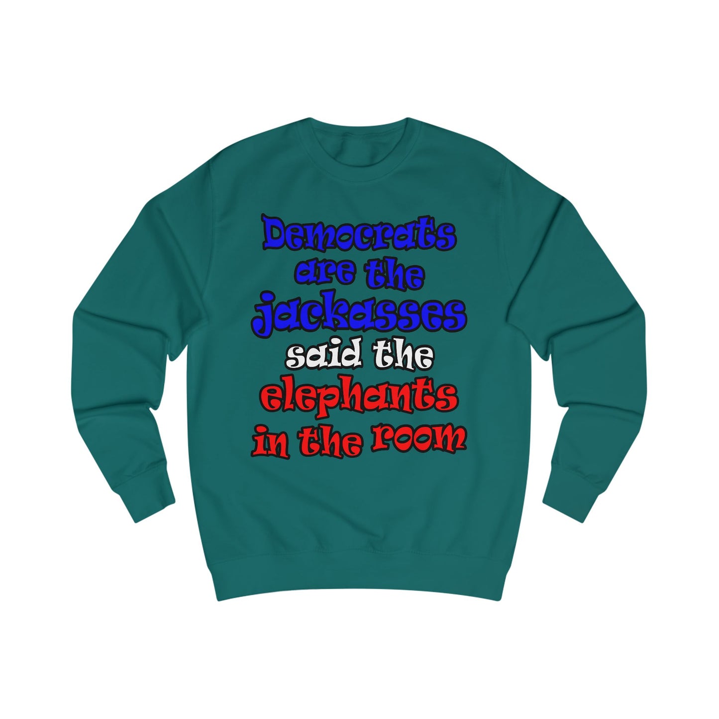 donkeys and elephants - Men's Sweatshirt
