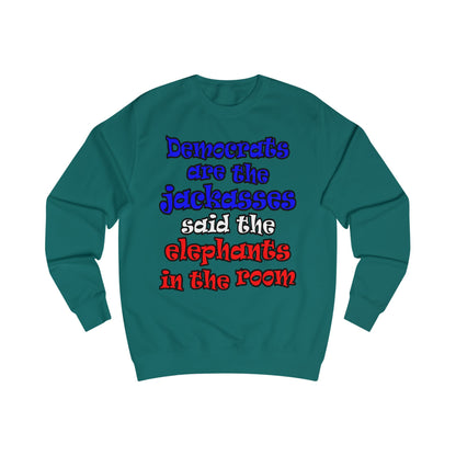 donkeys and elephants - Men's Sweatshirt