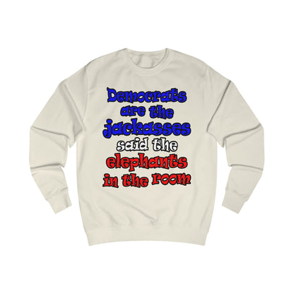 donkeys and elephants - Men's Sweatshirt
