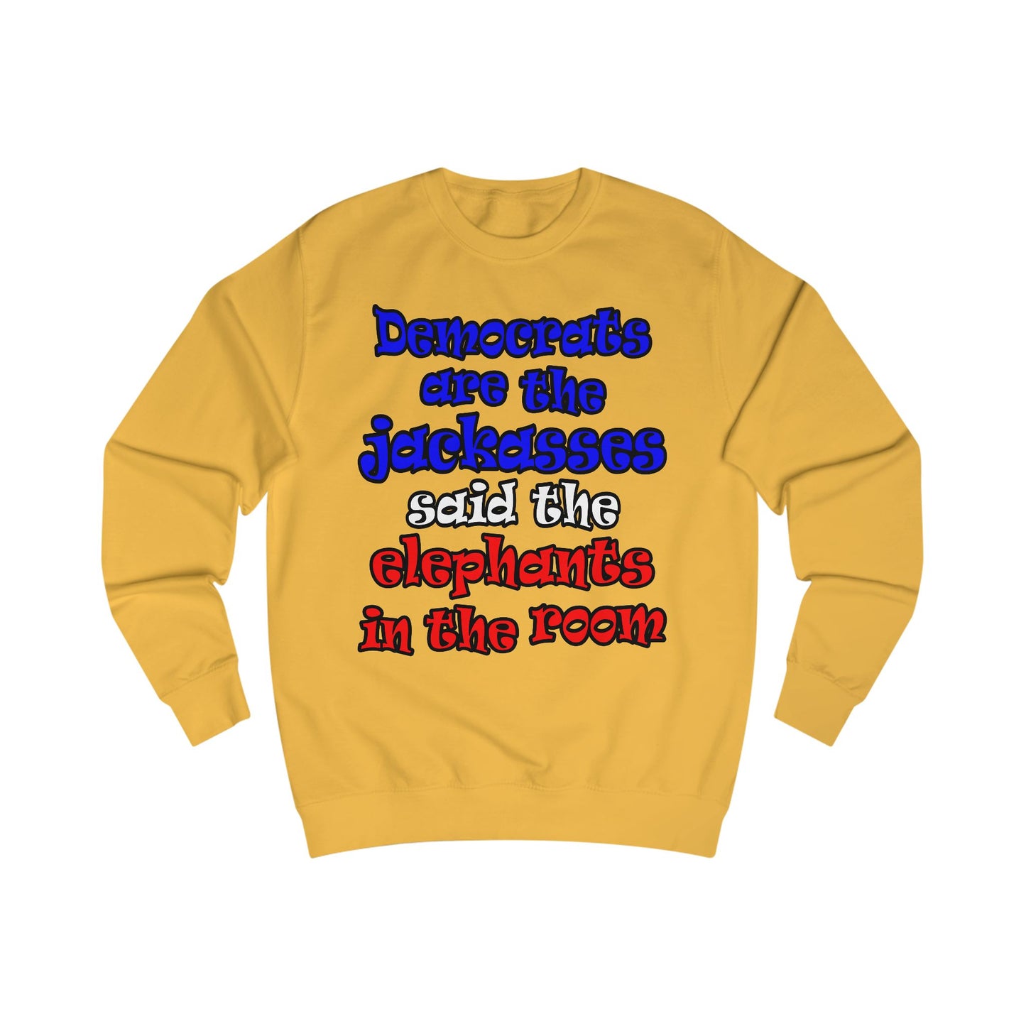 donkeys and elephants - Men's Sweatshirt