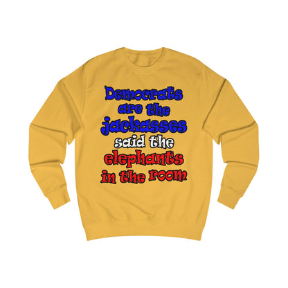 donkeys and elephants - Men's Sweatshirt