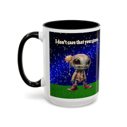 I don't care that your grey - Accent Mug ('snoops' background)