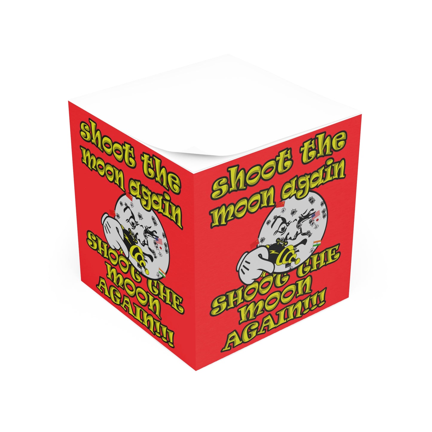 shoot the moon again - note cube (red)