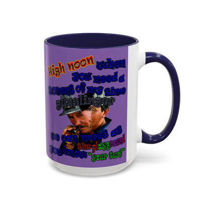 high noon - Accent Mug (light purple)