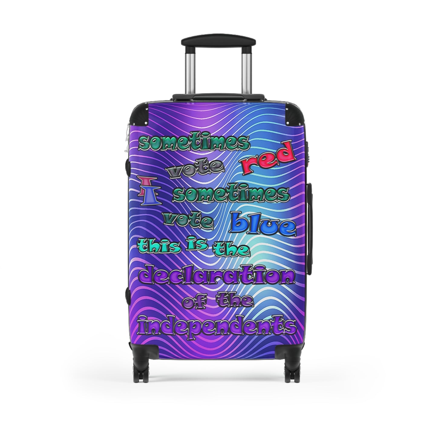 declaration of the independents - Suitcase (purple wave)