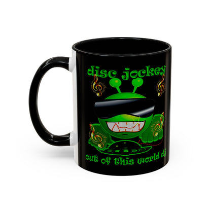 disc jockey - Accent Mug (black)