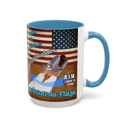 shoot for the stars - Accent Mug (brown papyrus)