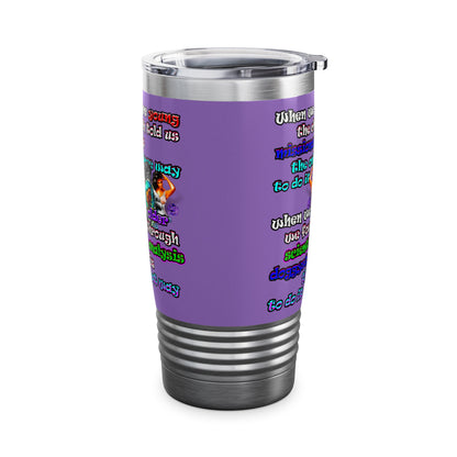doggystyle - Ringneck Tumbler, 20oz (light purple)