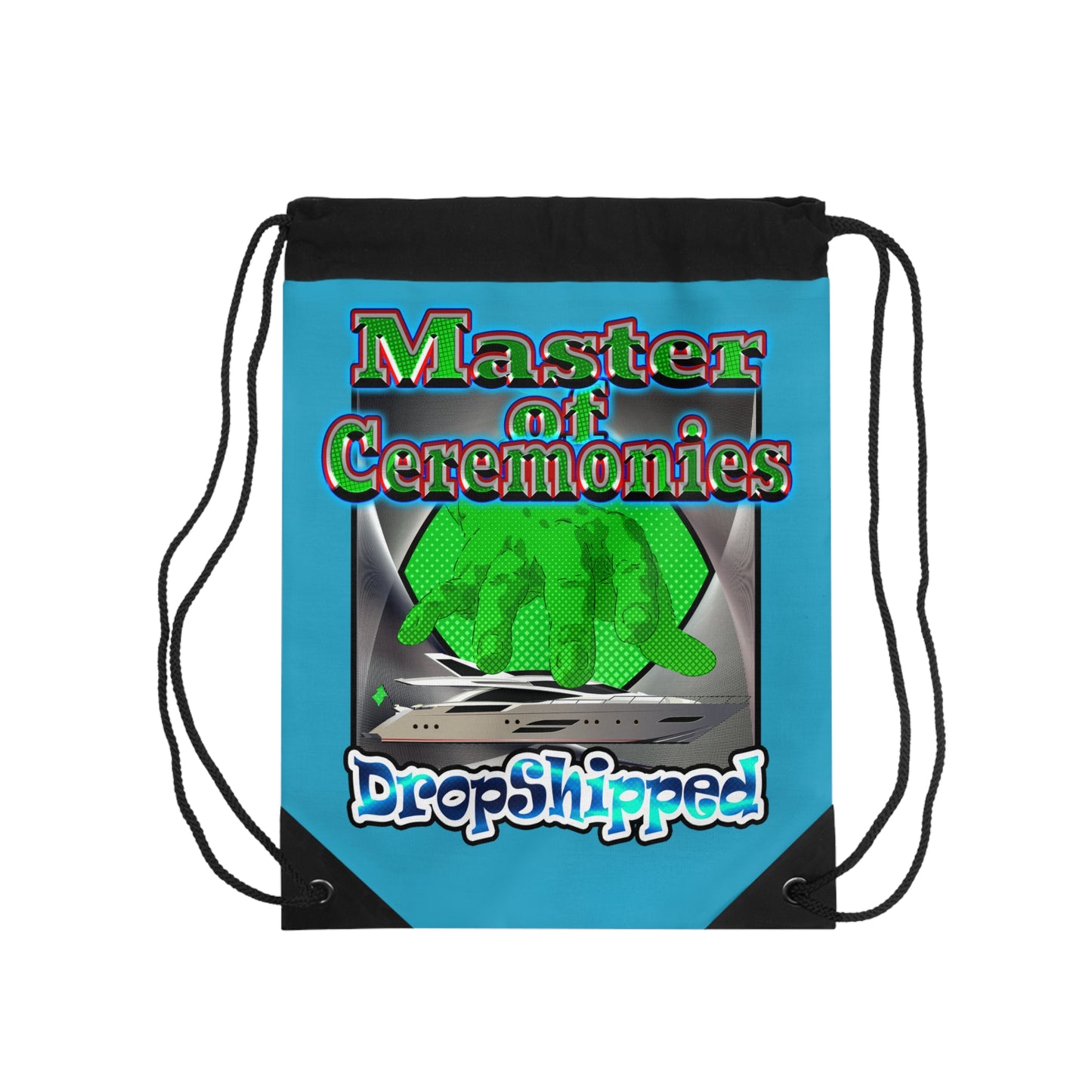 logo - Drawstring Bag (turquoise)