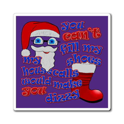 santa's shoes - Magnets - (purple)