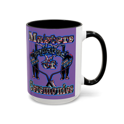 em cee squared - Accent Mug (light purple)