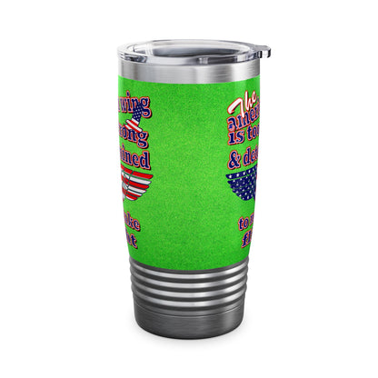 american wing - Ringneck Tumbler, 20oz (green turf)