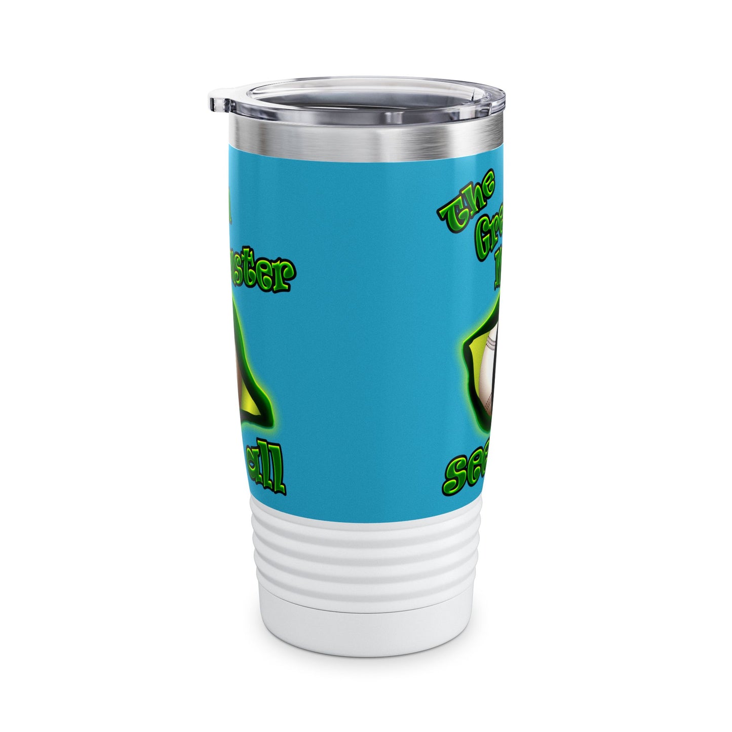 green monster - Ringneck Tumbler, 20oz (turquoise)