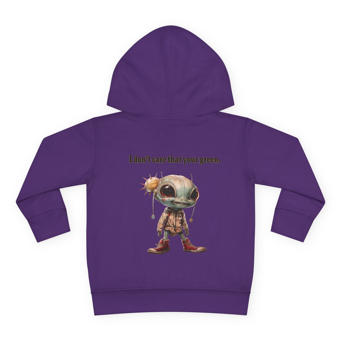 I don't care that your grey - Toddler Pullover Fleece Hoodie