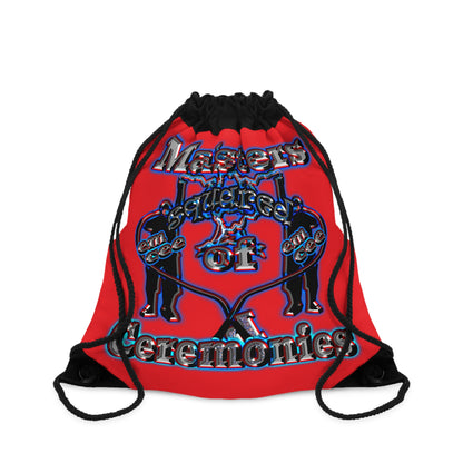 em cee squared - Drawstring Bag (red)