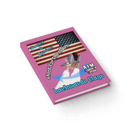 shoot for the stars - journal-blank (light pink)