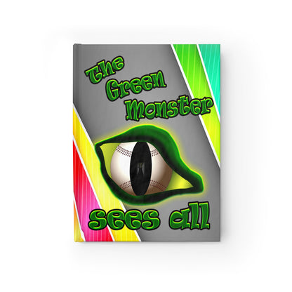 green monster - journal-lined (rainbow split)