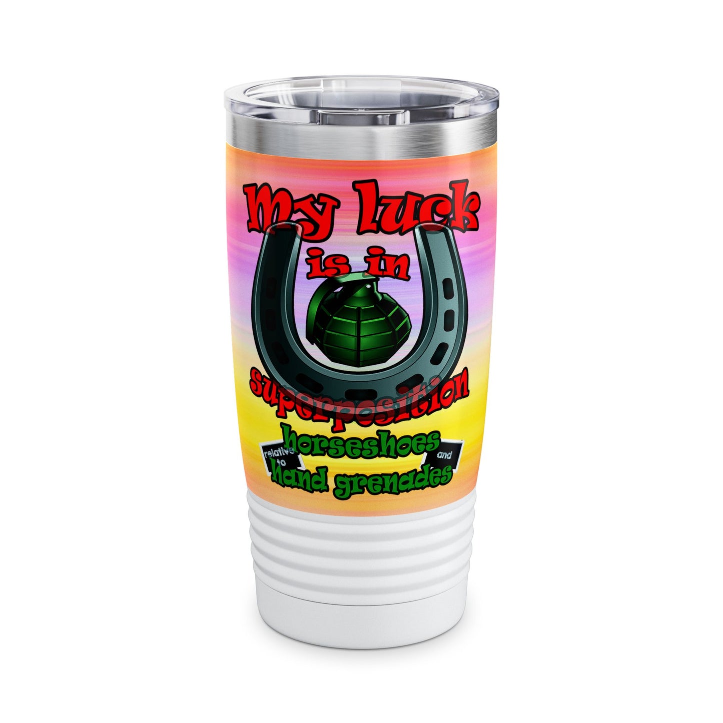my luck - Ringneck Tumbler, 20oz (color blur)