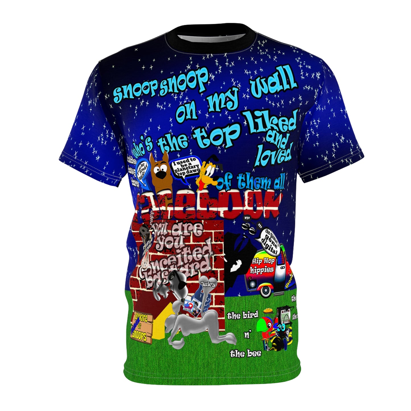 snoops - Unisex Cut & Sew Tee (AOP)