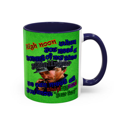 high noon - Accent Mug (green turf)