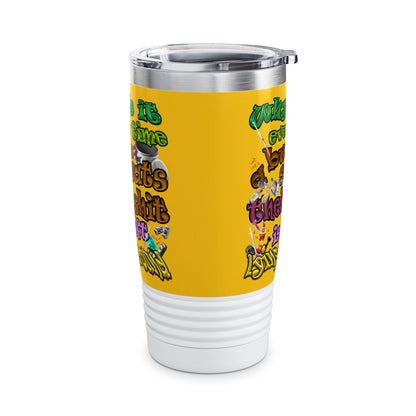 the bum's shit - Ringneck Tumbler, 20oz (yellow)