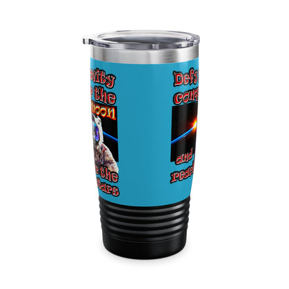 defy conquer reach - Ringneck Tumbler, 20oz (turquoise)