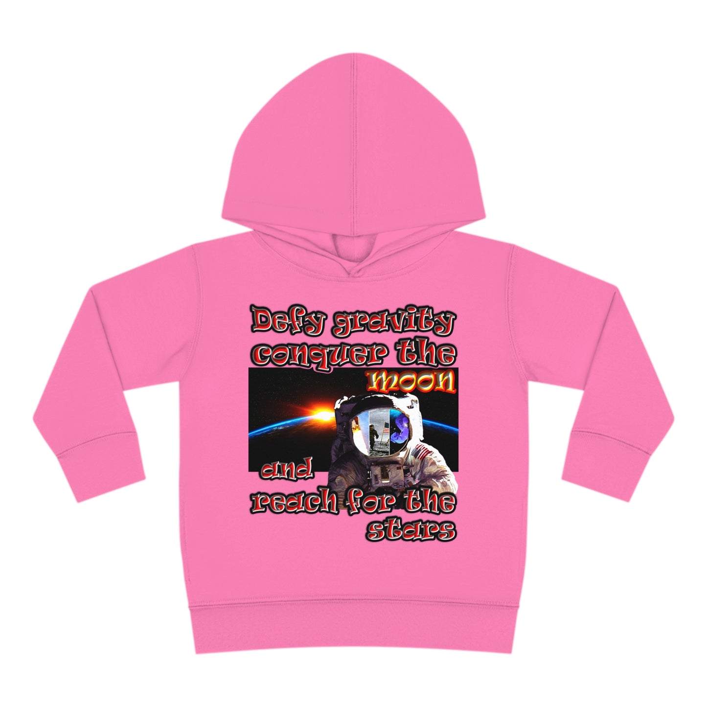 defy conquer reach - Toddler Pullover Fleece Hoodie